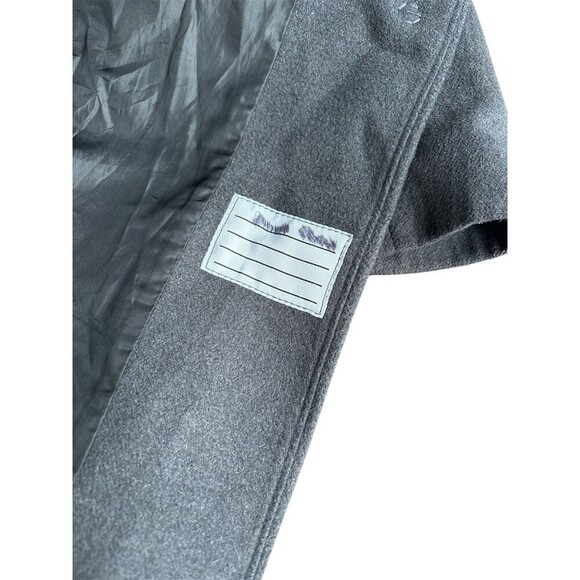 Rothschild Grey Girls 14 Jacket Rose Button Detail Hooded With pockets - Picture 7 of 7